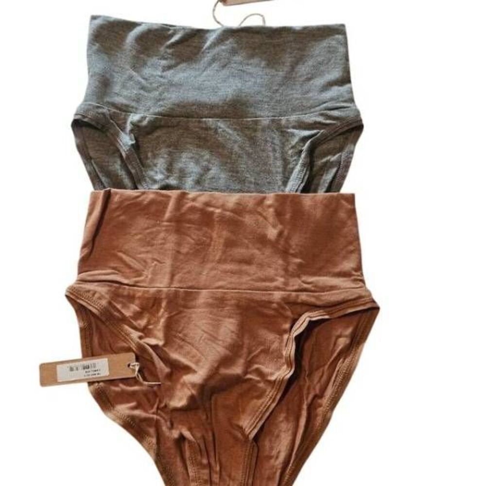 2 PAIR SKIMS HI CUT PANTY NWT